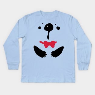 Panda bear hug Kids Long Sleeve T-Shirt